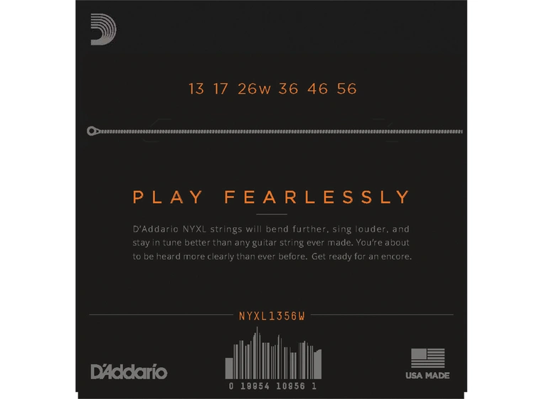 D'addario NYXL1356W El.Gitar Strenger (013-056) 
